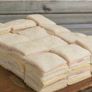 100 Sándwiches jamón y queso (separado) copetín